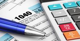 Accounting Services in Brunswick, Maine - Tax prep on 1040 form